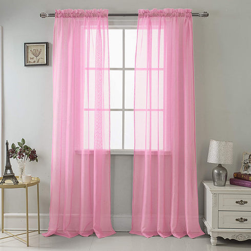 Adore the Decor™ Sheer Rod Pocket 54 x 84in. Single Curtain Panel
